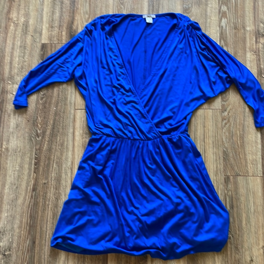 Deep V Jersey Dress